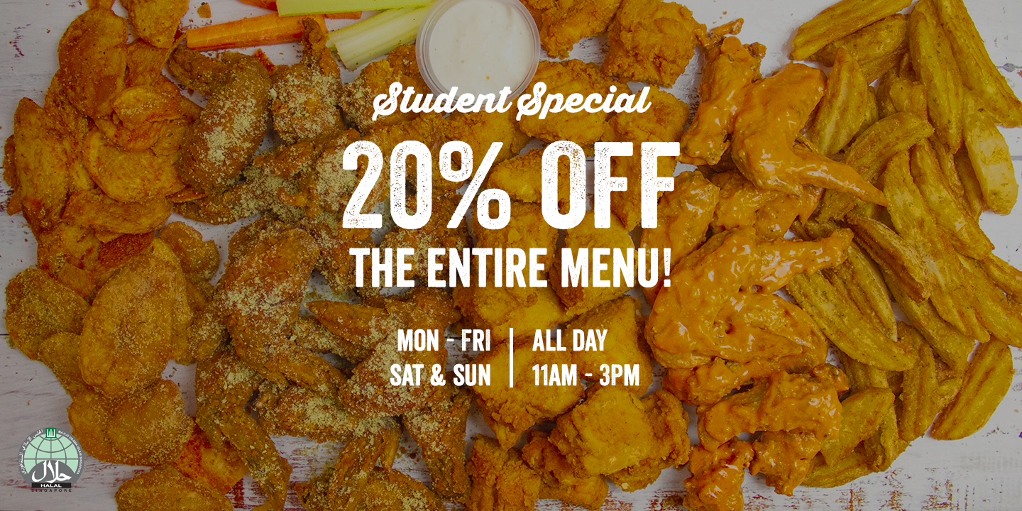 wing zone weekday special